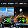 Pikkukuva 3 / 5: Uusin Gps Hud Digitaalinen Nopeusmittari Plug And Play Kaikki Autot Suuri Fontti Kmh Mph Auton Tarvikkeet
