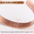 Miniatyrbild 5 av 5: 2 st koppararmband för män magnetiska armband med ringsats för män ultra starkt magnetiskt armband rent koppararmband