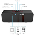 Pikkukuva 5 / 5: Bluetooth-kaiutin, kannettava langaton ulkokaiutin (punainen)