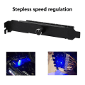 Miniatyrbillede 2 af 5: Pc 8 Kanals Fan Hub Køleventilator Hastighedsregulator Til Cpu Kabinet Hdd Vga Pwm Fan Pci Beslag Ved 12v