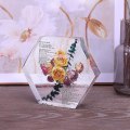 Miniatyrbillede 5 af 5: Harpiksforme, store harpiksforme i silikone (20x23x5 cm), sekskantede harpiksforme til konservering af blomster, dybe forme til harpiksstøbning
