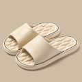 Miniatyrbild 2 av 5: Sommar Nya Molnslippers Herr Dam Strand Sandaler Tjock Plattform EVA Mjuk Sula Mode Flip Flops Par Hem Skor Khaki 44-45