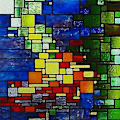 Miniatyrbild 1 av 5: Fönsterfilm i Anpassad Storlek, Färgat Glas, Frostat Mosaik, Solfångare, Färgtryck, Statisk Fästning, Dekal för Heminredning