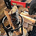 Miniatyrbillede 4 af 5: Log Splitter Heavy Duty Trækløver Brændekløver Støbejern Manuel Protokoll Splitter Træ 19.2cm