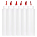 Miniatyrbilde 1 av 5: 6 stk. Klemflasker for sauser - 16 oz - Beholdere for ketchup, grillmat, S