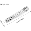 Miniatyrbillede 4 af 5: Dej Cutter Kagedeler, Rustfrit Stål 7 Hjul Justerbar Dej Hjul, Multifunktionel Rustfrit Stål Dejdeler Skærehjul Pizza Cutter