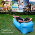 Miniatyrbild 4 av 5: Uppblåsbar Recliner Luftstol Soffa Säng Sovsäck Soffa Strand Camping Gardasjön