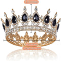 Miniatyrbilde 4 av 5: Prinsessekroner og tiaraer for små jenter - Krystallprinsessekrone, bursdag, skoleball, kostymefest, dronning-diamanter