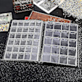Miniatyrbilde 3 av 4: Myntalbum med lommer for myntsamlere, oppbevaring av mynter, myntsamlingsbok, wuzhou