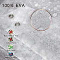 Miniatyrbild 2 av 5: Vattentät Duschdraperi Foder 8g Eva Tjock Duschdraperi Luktfri Med Tunga 3 Bottenmagneter, Fläcktålig Duschdraperi