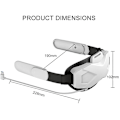 Miniatyrbillede 3 af 5: Oculus Meta/Quest 2 hovedrem med batteripakke, justerbar Elite-rem 5000mah hurtigopladning forlænger 3 timer i VR-spilletid, Quest 2 hoved Elite-rem Ac