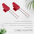 Miniatyrbillede 5 af 5: 2-pak For Wheels Adapter 12v M12 Dock Connector 12 Gauge Ic Charr Ce Ladeadapter