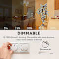 Miniatyrbillede 3 af 5: R7s 118mm LED-pære 30w dæmpbar, energibesparende Cob svarende til J118mm 300w halogenlampe, varm hvid 3000k, ingen flimmer, 3000lm, 360 graders strålebelysning