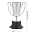 Miniatyrbilde 2 av 2: 8 stk Mini Priser Troféer Pris Trofé Kopper Gull Troféer Barn Skole Belønninger