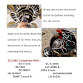Pikkukuva 4 / 4: Kattokippaimen kytkin Zing Ear Ze-208s E89885 3 nopeutta 4 johdin ketju C