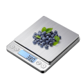 Miniatyrbild 1 av 2: Höstkampanj, digital köksvåg USB uppladdningsbar 3kg/0,1g digital bakmatsvåg, precisionselektronisk våg i rostfritt stål