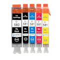 Pikkukuva 1 / 4: 5 kpl mustekasettiä Canon PGI-580 & CLI-581 -yhteensopivia/ei OEM - Go Inks (5 mustetta)