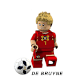 Miniatyrbillede 3 af 5: 8 stk. VM i Qatar Ronaldo Messi Neymar Minifigur Samlet Mini Byggeklodser Actionfigurer Legetøj Børnegave