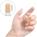 Miniatyrbilde 2 av 5: 300 ark etiketter med elastisk hengesnor, prislapper, blanke, skrivbare prislapper, displaylapper