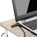 Miniatyrbillede 1 af 2: Bærbar computer kabellås Bærbar computer sikkerhedslåse Anti-tyveri 3 nøgler 6,5