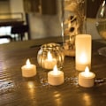 Miniatyrbilde 5 av 5: Sett med 12 stearinlys LED oppladbare stearinlys elektrisk LED flamme flimrende med ladestasjon dekorasjon