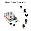 Pikkukuva 3 / 5: DC 10-55V 100A 3000W Moottorin Nopeuden Ohjain Käännettävä PWM-Ohjaus