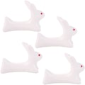 Miniatyrbillede 1 af 5: 8 stk. Mini søde kanin keramik spisepinde stand rest rack ske holder til hjem køkken dekoration
