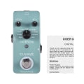 Miniatyrbild 5 av 5: Digital Reverb Gitarr Effekt Pedal 9 Reverb Typer True Bypass Full Metal Skal