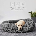 Miniatyrbillede 4 af 5: Rundt Calm Donut Hug Hundebed, Seng Vaskbar Rund Pude Kæledyrsseng