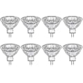 Pikkukuva 1 / 5: 8 kpl halogeenivaloa Gu5.3 Mr16 35w 12v himmennettävä - lämmin valkoinen 2800k, 400 lumenia, lasikansi