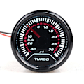 Miniatyrbillede 1 af 5: Universal Bil Turbo Boost Tryk Måler 0-35 Psi Meter Røgfarvede Skive 2\" 52mm Blå LED