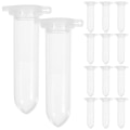 Miniatyrbilde 1 av 3: 500 stk hetteglasslokk Mini mikro sentrifuge sentrifugerør Kan Mini sentrifugerør 2 ml reagensrør mikro sentrifugerør Snap Cap