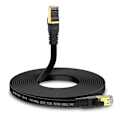 Miniatyrbild 1 av 5: Platt Cat 8 Ethernet-kabel 3m Internet Lan-kabel 40gbps 2000mhz Hög hastighet Nätverk Patch-kabel Sstp Ethernet-sladd med Rj45 Guld Pl