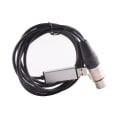 Miniatyrbilde 1 av 5: Datamaskin USB til XLR-hodegrensesnitt DMX512 DMX 512 RS485 Kontroll Seriell Port Adapter Konverterkabel