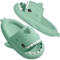 Pikkukuva 2 / 5: MoneRffi-alkuperäiset Sharklasit pojille ja tytöille, Shark-sandaalit miehille ja naisille, allas-sandaalit Verde Matcha 44/45 EU