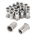 Miniatyrbilde 2 av 5: M4x10mm Blindmutter i rustfritt stål med gjenger, 50 stk