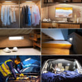 Pikkukuva 4 / 4: Kaapin valot, 6000k ladattava led-valaistus sisäkaappeihin, langaton, magneettinen, himmennettävä led-valot liiketunnistimella, led-valot vaatekaappiin