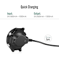 Miniatyrbilde 4 av 5: Laderdokk kompatibel med Garmin Forerunner 620, USB-datasynkroniserings- og ladedokkingstasjon med 1 m ladekabel for Forerunner 620 Smart Watch, svart