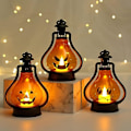 Pikkukuva 2 / 5: 3 kpl Halloween-kurpitsakynttilälyhty LED-valot Kurpitsa Halloween-koristeisiin sisä- ja ulkotiloihin Piha Puutarha Nurmikon juhlat (A)