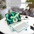 Miniatyrbild 2 av 3: iPad Air 4:e generation 10,9 tum tangentbordfodral 2020 - Trådlöst tangentbordsfodral med pennhållare tangentbordsfodral för iPad Air 4:e generation