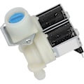 Miniatyrbilde 1 av 5: Vanninnløpsventil, Universal Ac220v-240v Erstatningsventil for Vanninnløp Dobbelt Hode for Vaskemaskiner for Automatiske Vaskemaskiner