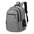 Miniatyrbillede 1 af 6: Stor Kapacitet Rygsæk Mænd og Kvinder Studerende Computer Taske Multi-Pocket Vandtæt og Slidstærk Chr Gray