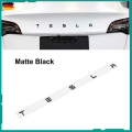 Pikkukuva 1 / 5: 3d mattamusta Tesla-kirjaimet tavaratilan kannen merkki Tesla Model X S