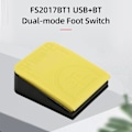 Miniatyrbild 5 av 5: Fs2017bt1 Enfotsswitch Multifunktionell Anpassad Fotpedal Usb+bt Dubbelläge Anslutning Mekanisk Switch Bred Applikation