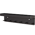 Miniatyrbillede 3 af 5: Nøgleholder / Organizer - Sort Nøgleholder Med Hylde, Selvklæbende Tastatur Opbevaring, Væghængt Organizer