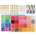 Miniatyrbilde 3 av 3: 1 Sett med Smykkefremstilling Leireperler Armbåndsfremstillingsett Polymer Leireperler For DIY Håndverk
