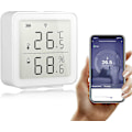 Miniatyrbillede 1 af 5: Wifi Trådløs Temperatursensor, Wifi Temperatur Fugtighedsovervågning, Trådløs Indendørs Hygrometer Termometer, Hjem Automatisering Scene System