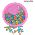 Miniatyrbillede 2 af 4: Oppustelig pool, børnepool, oppustelig pool, vandpool om sommeren, pitboldpool på 115 cm (farve: Pink)