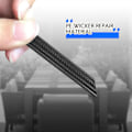 Miniatyrbild 5 av 5: Platt PE Rattan Plast Vicker för Stol Recliner Kaffebord Rattan Möbel Reparation (fyra rader/b