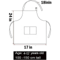 Miniatyrbilde 2 av 5: 10 stk. kokkehatt og forkle sett for barn
